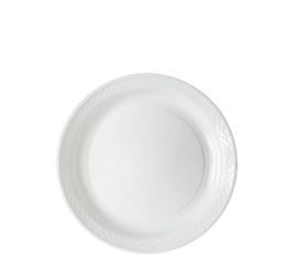 PRATO PLASTICO DESC.15CM C/10